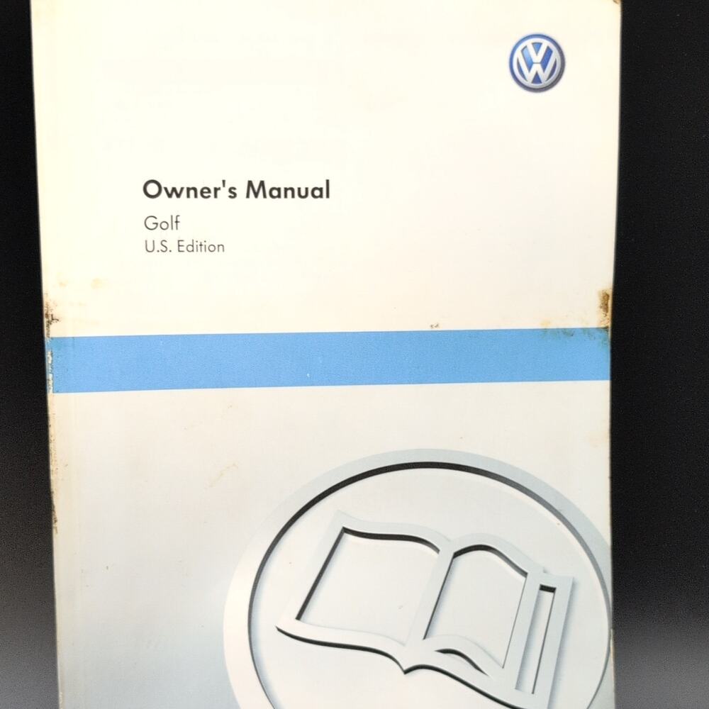 Volkswagen Golf Owners Manuel Handbook Instruction Manual Book English